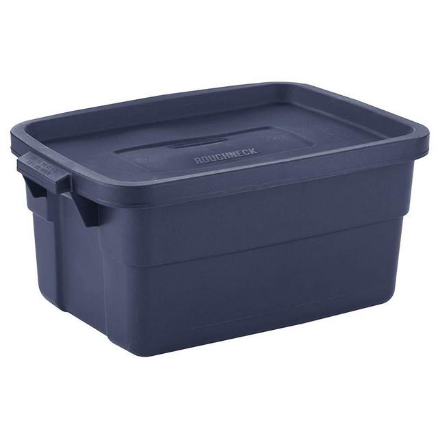 Rubbermaid Roughneck️ Storage Totes 3 Gal Pack of 6 Rugged, Reusable, Set of Storage Containers