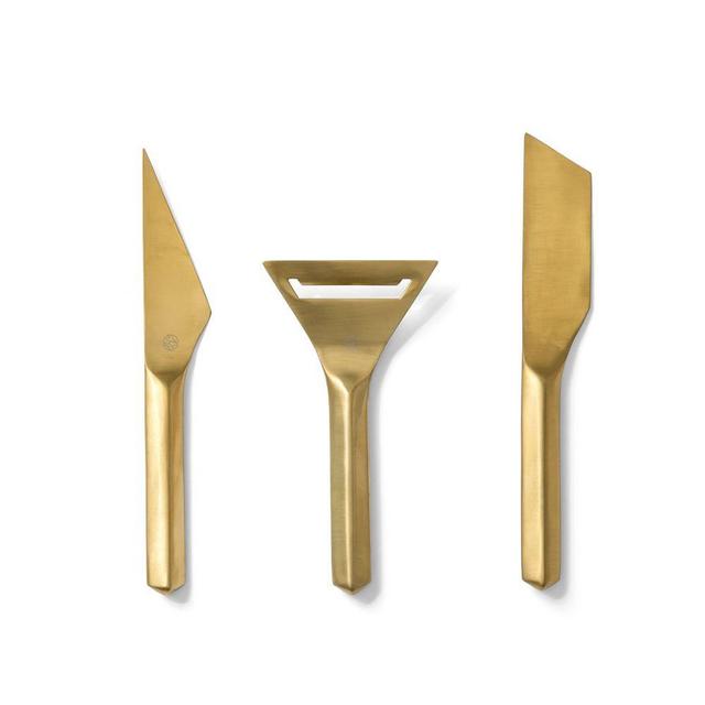 RBT Cheese Knives, Stainless Steel, Set of 3