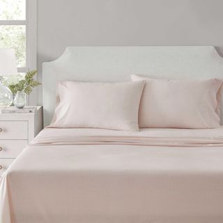 Core Small Gingham Cotton Percale 4-Piece Sheet Set