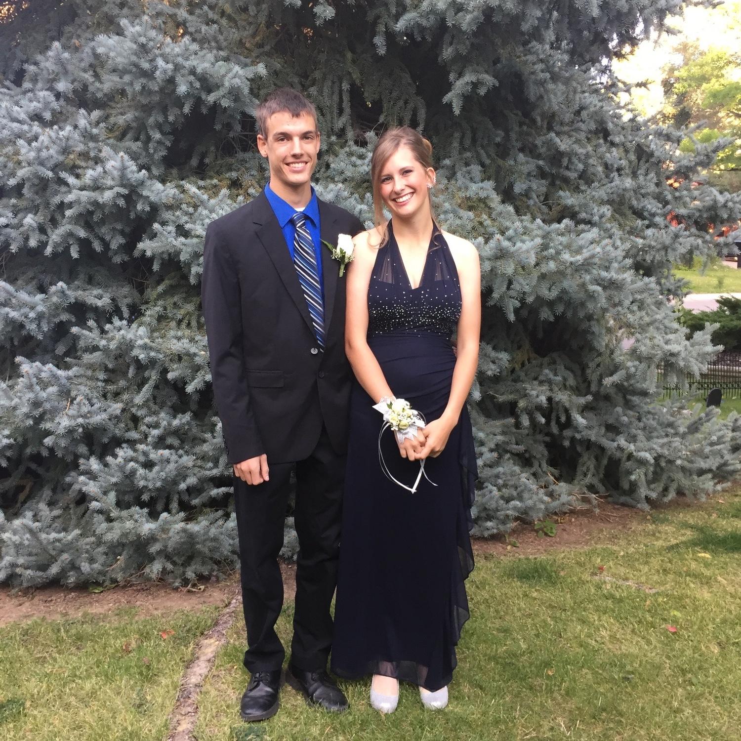 Junior year homecoming. Photo taken by Savannah's mom.