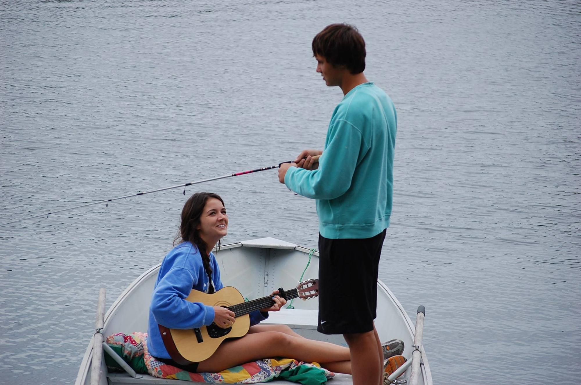 Music and fishing = best combo ever.