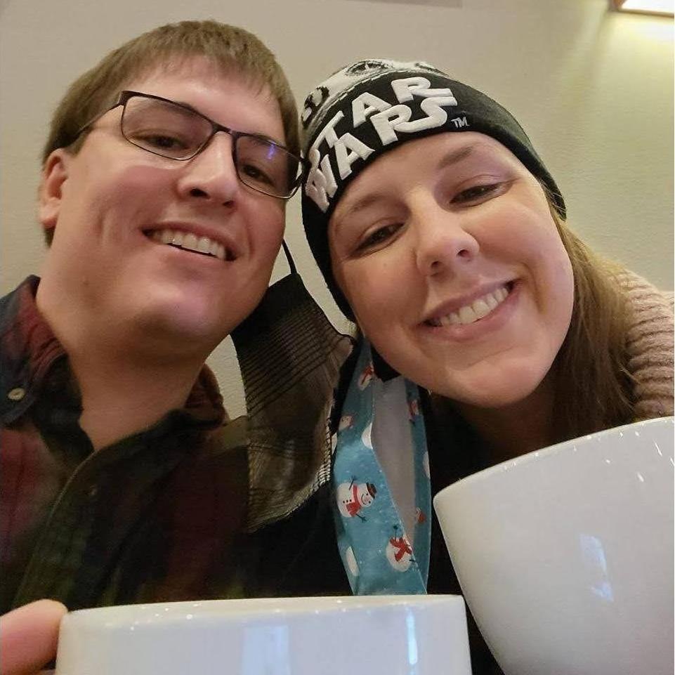 Our first date. It was in Des Moines on New Years Eve.