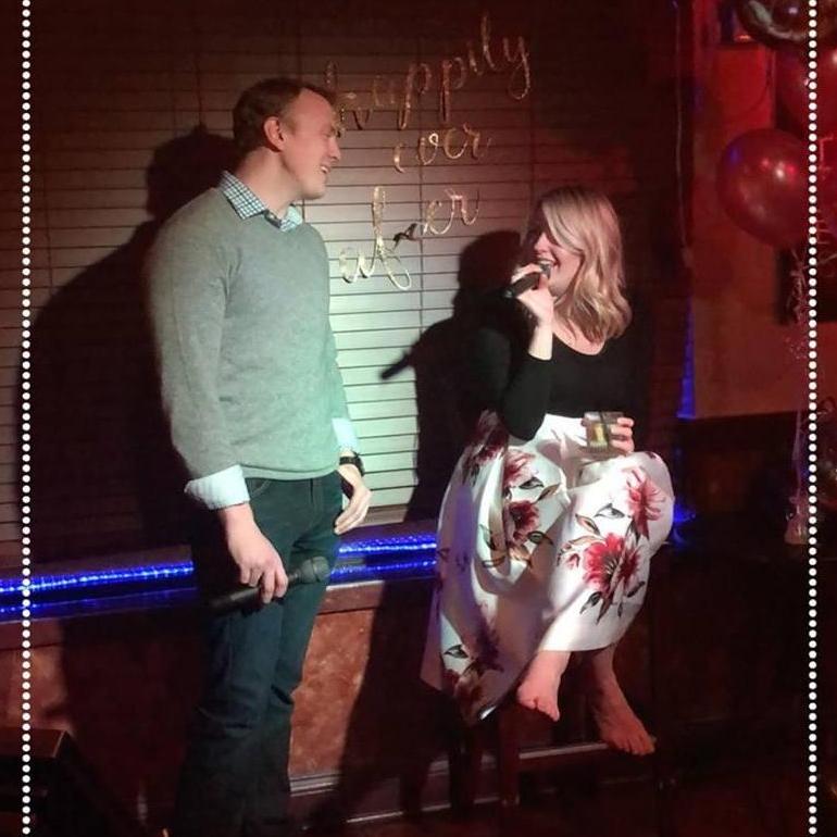 Engagement party at Otani circa 2017.