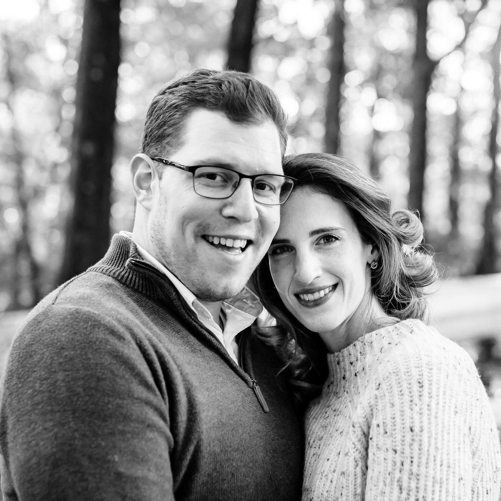 Engagement photos c/o Sarah Shelley Photography at nearby Roosevelt Island.