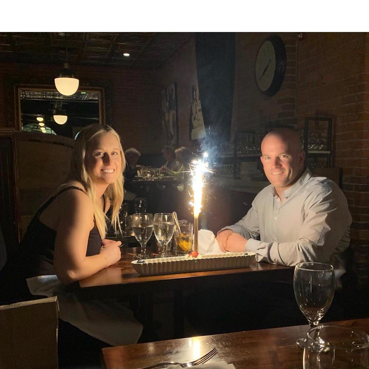 Jillian's 30th birthday dinner March 2020