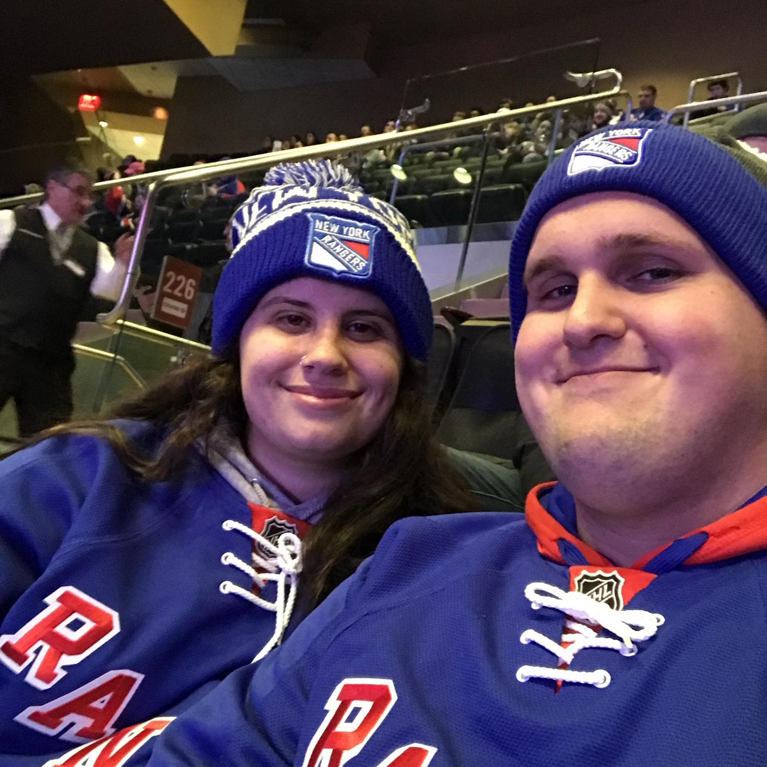 First Rangers game 🏒 - 2019