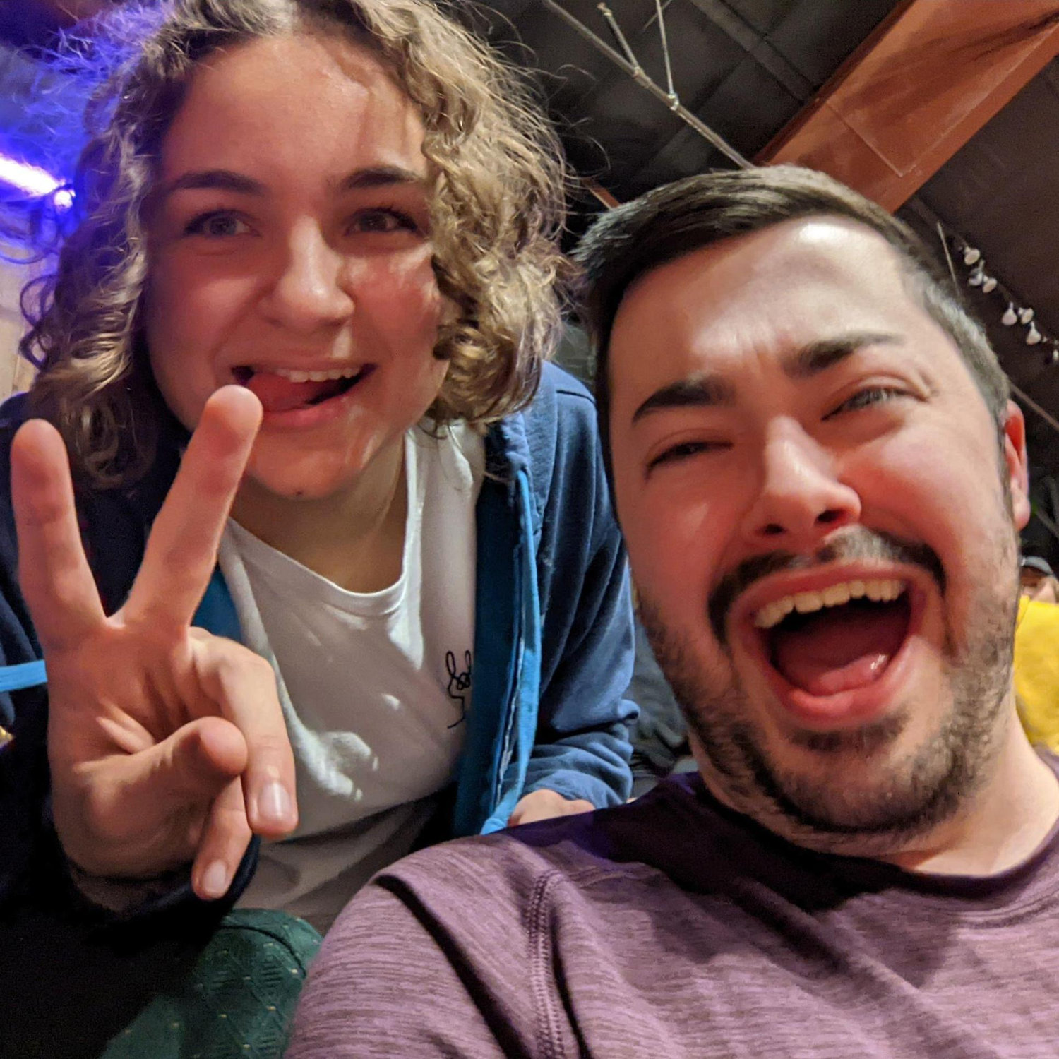 Co-leading at youth snow camp (2022).