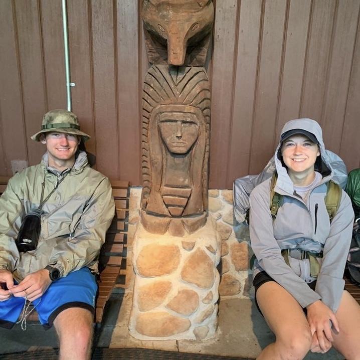 picture taken at outdoor odyssey- camp in western PA we both worked at for 2 summers