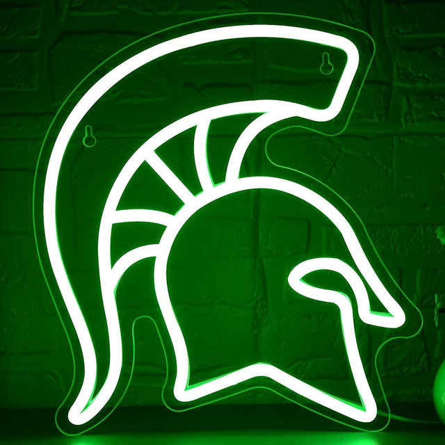 University Neon Sign for Wall Decor University Neon Light for Man Cave Basketball Team LED Light Up Sign for Dormitory Bar Club Party Birthday Gifts Wall Art Size10.4 * 11.8In(TWD180)