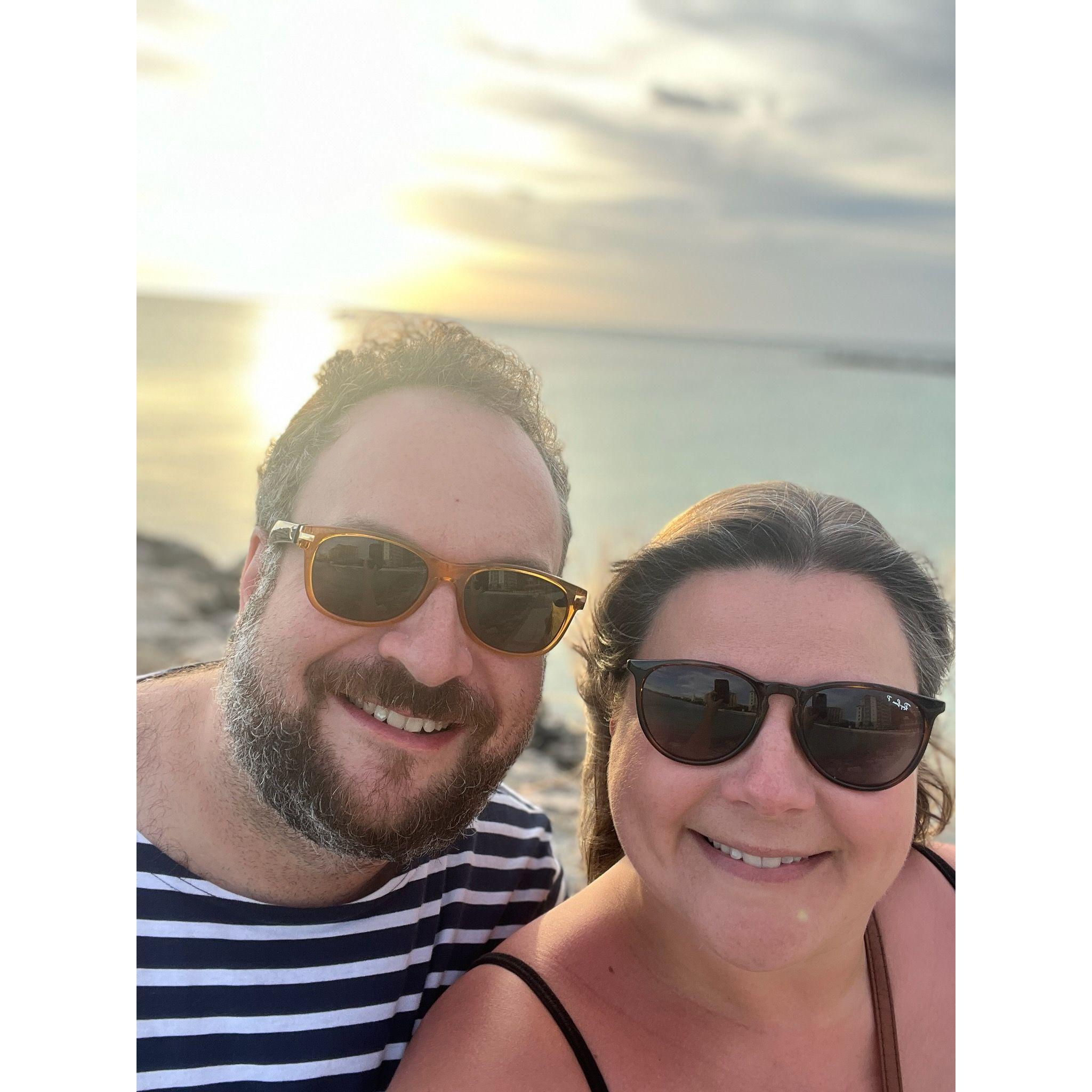 A beautiful sunset in Aruba