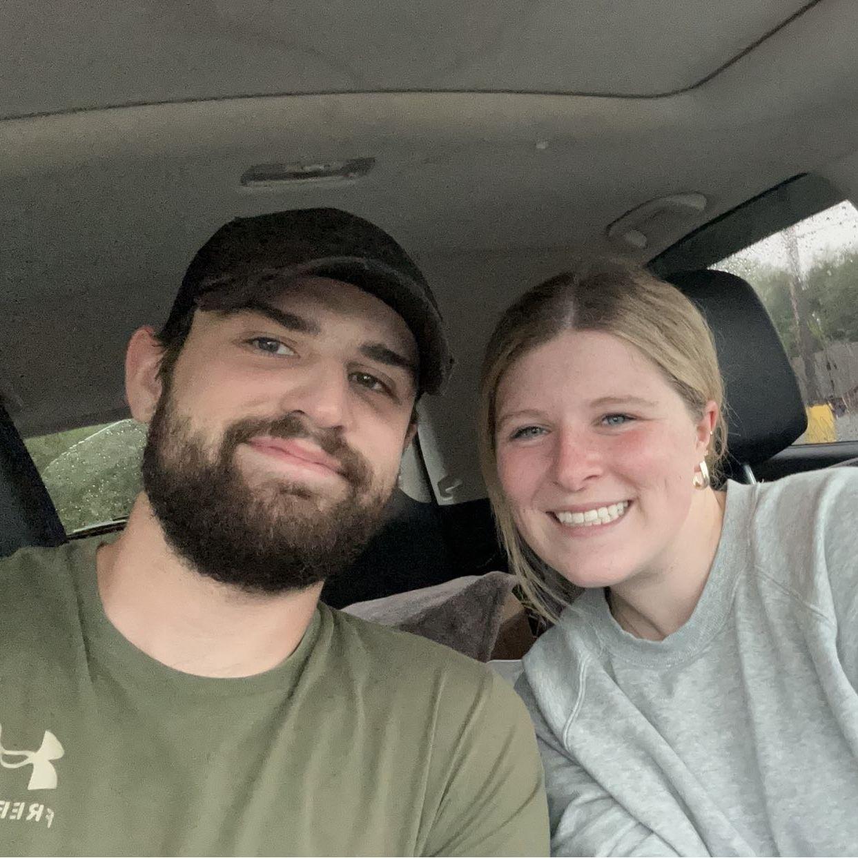 One of our first dates to the movie theaters!