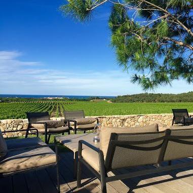 View from the wedding reception area