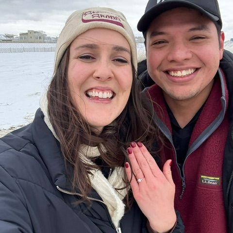 The day we got engaged! :)