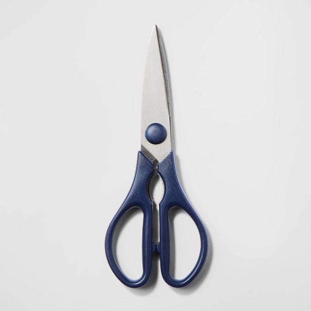 Stainless Steel and Plastic Kitchen Shears Blue - Room Essentials™