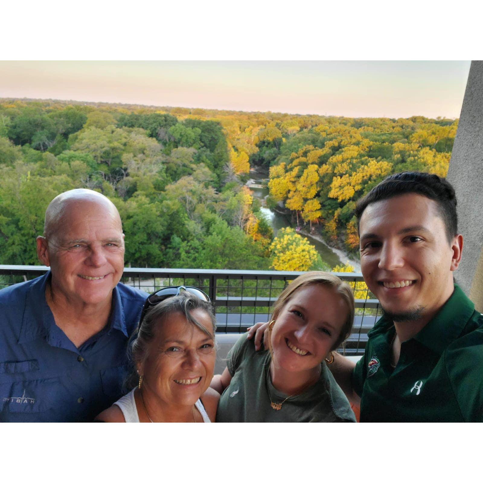 Darian's grandparents came to visit us in Dallas, TX <3