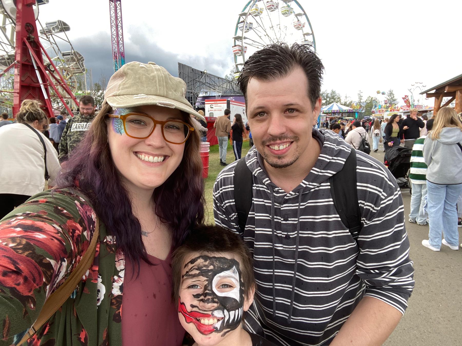 Bec’s birthday at the state fair with JJ