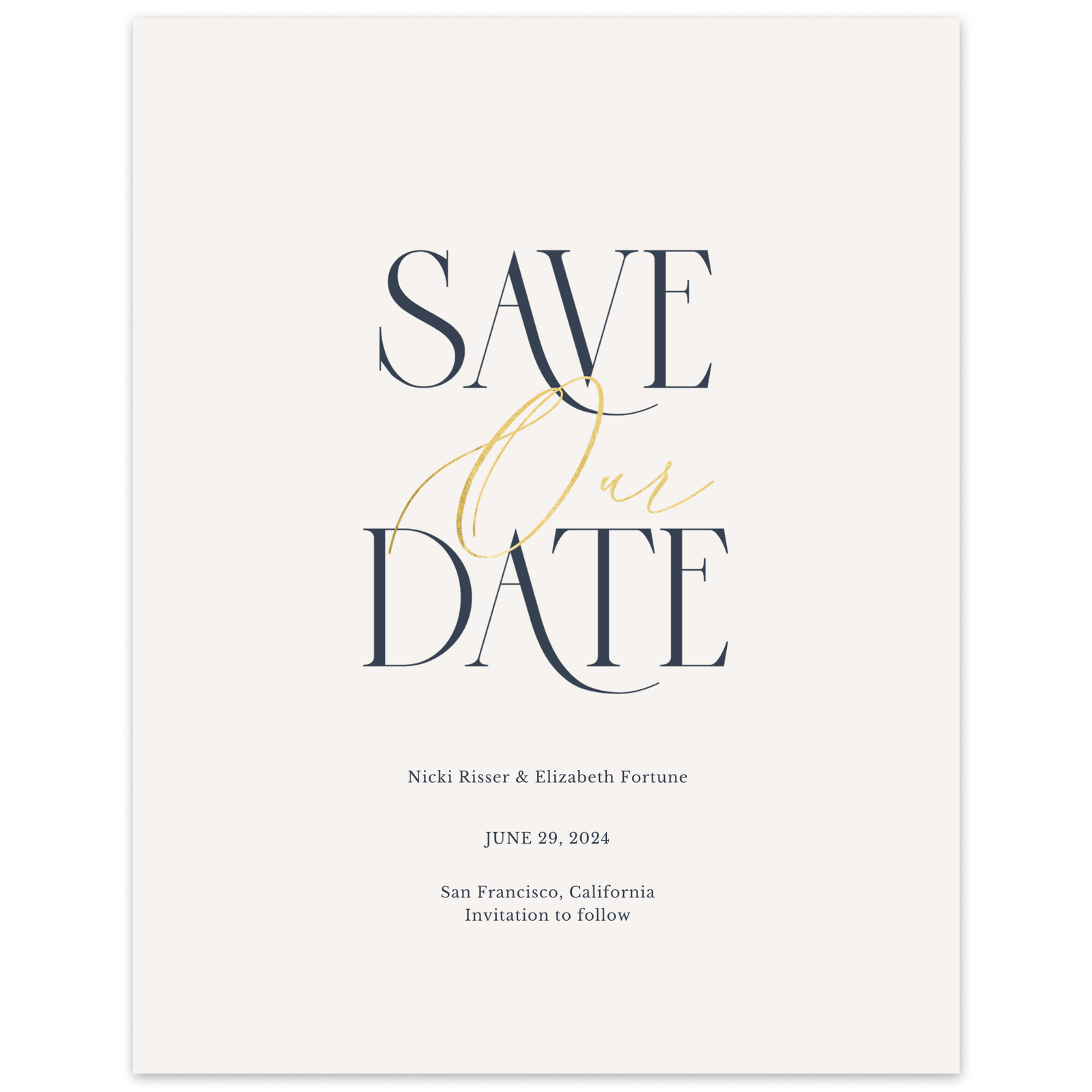 2024 Paper & Digital Save The Dates for Weddings - Zola