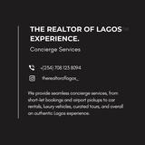 The Realtor of Lagos Experience