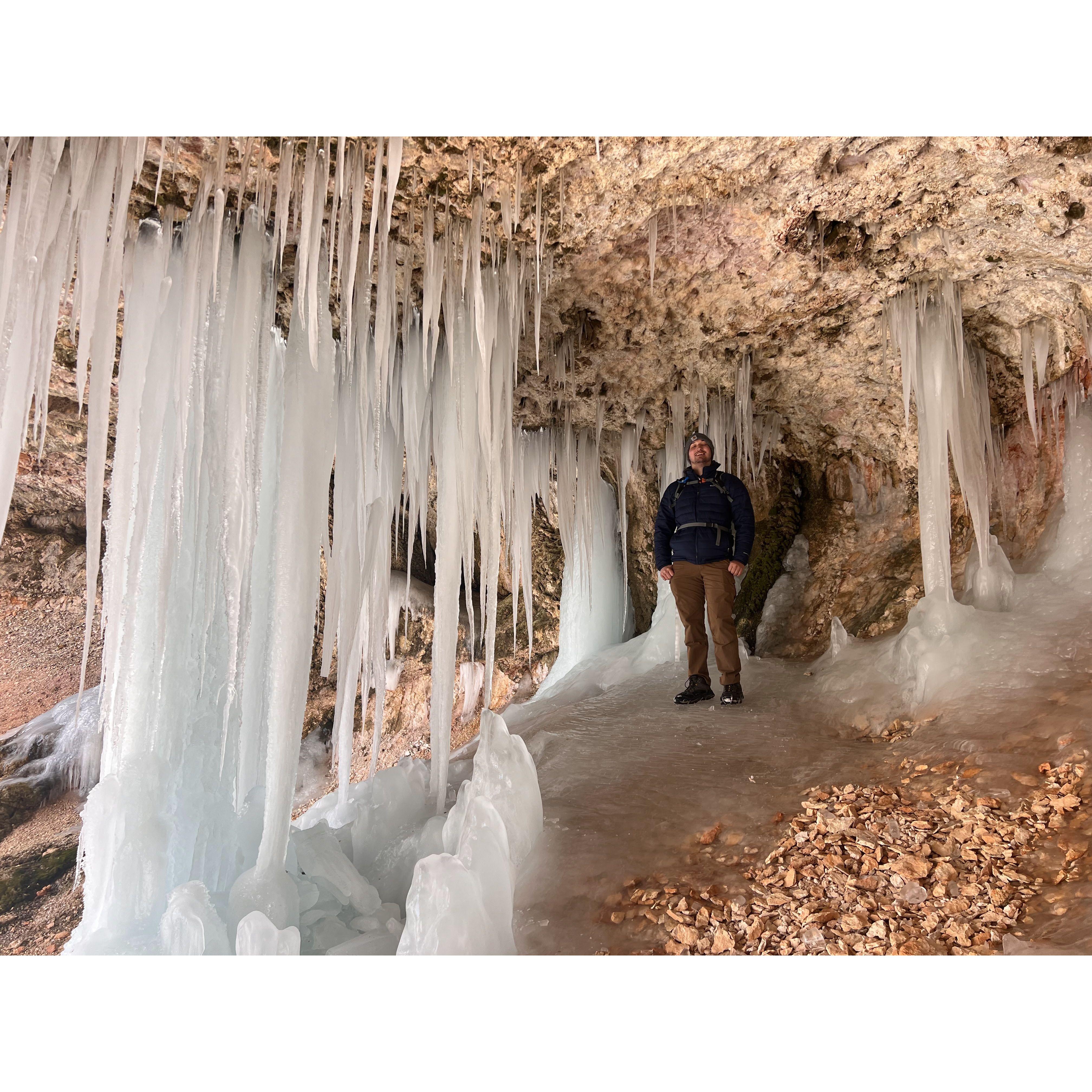 Ice cave at Bryce Canyon NP