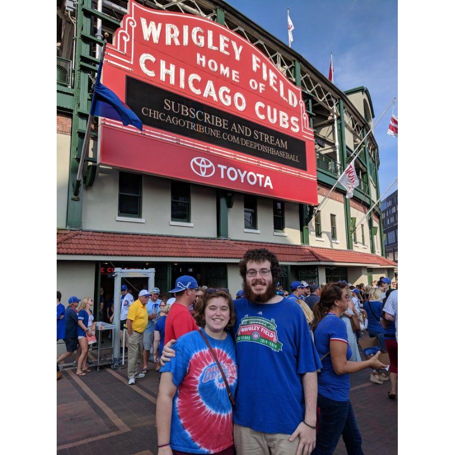 Our first Chicago Cubs game together! August 2018