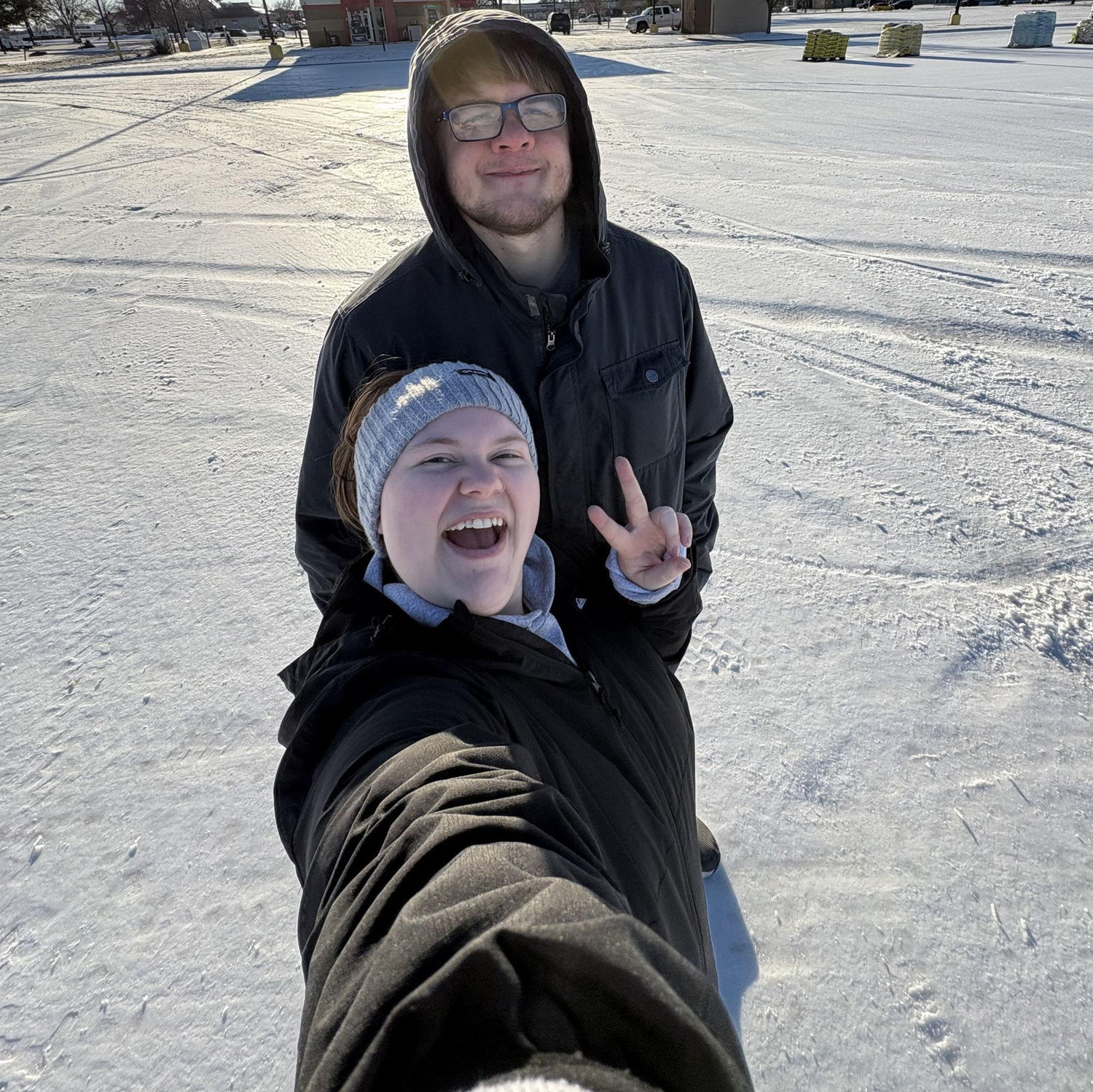Walmart trip during the ice storm!