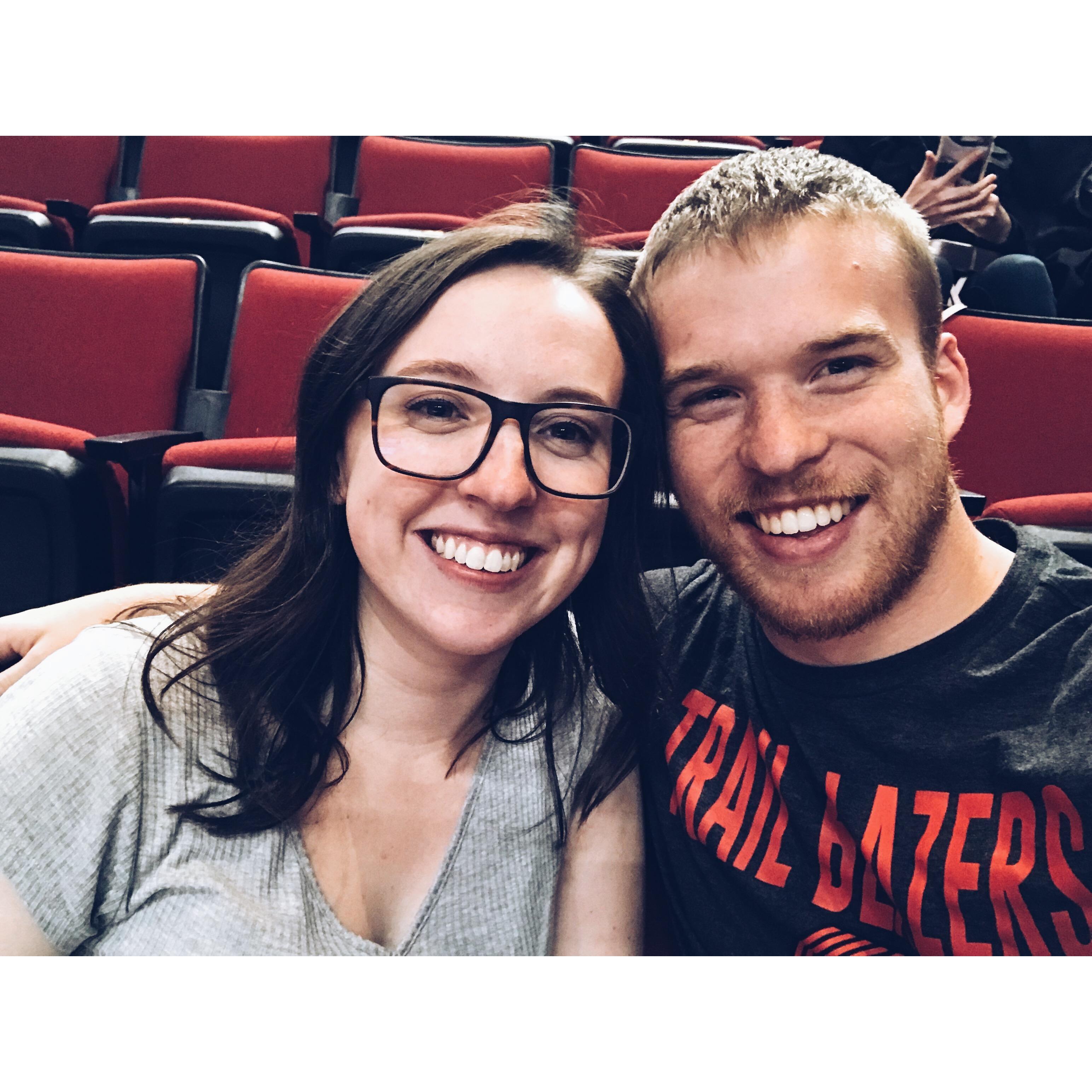 Blazer Game on Valentine's Day 2018