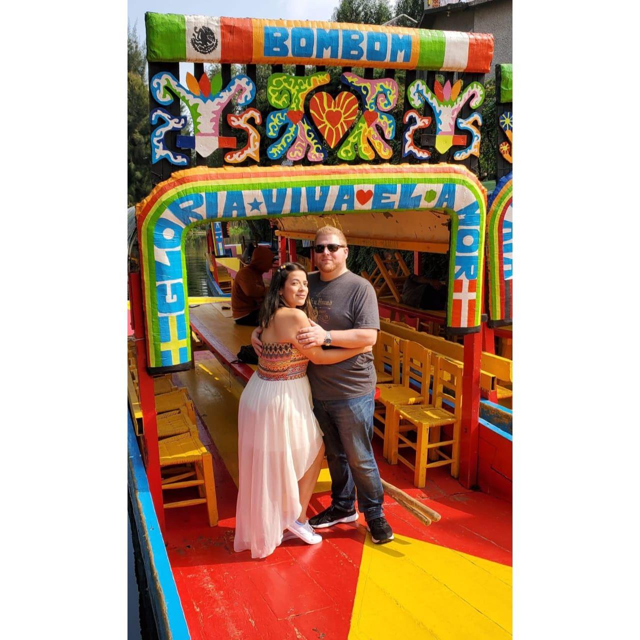 Our first time traveling together in Mexico City.