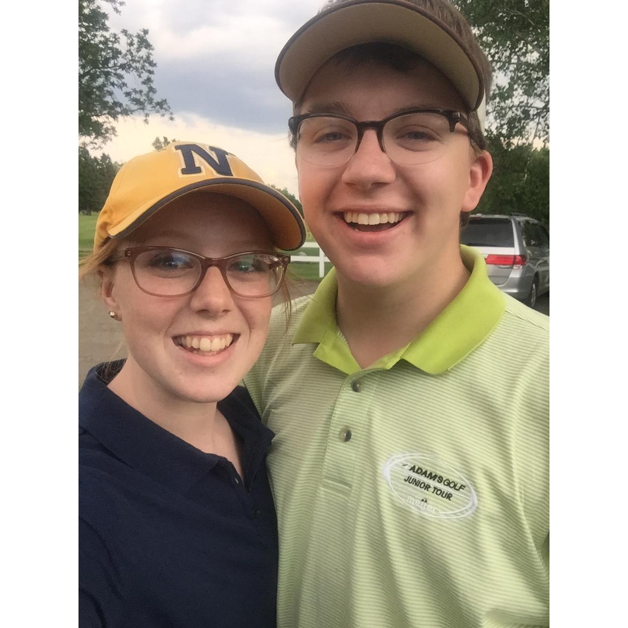 Teaching Cara to golf
2016