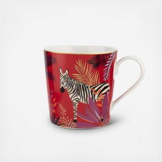 Sara Miller The Tahiti Zebra Mug