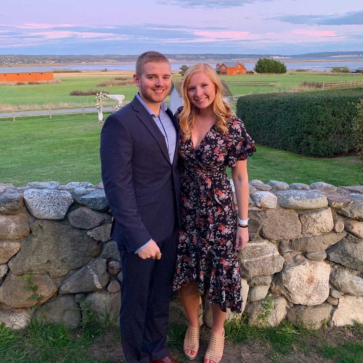 Attending my cousin's wedding together. Always the best +1