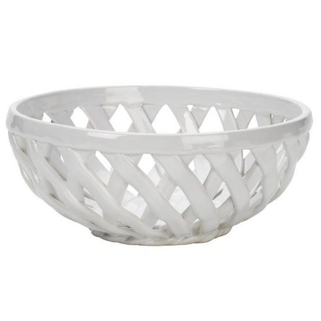 Modern Farmhouse Home Collection™ 9-Inch Bread Basket in White