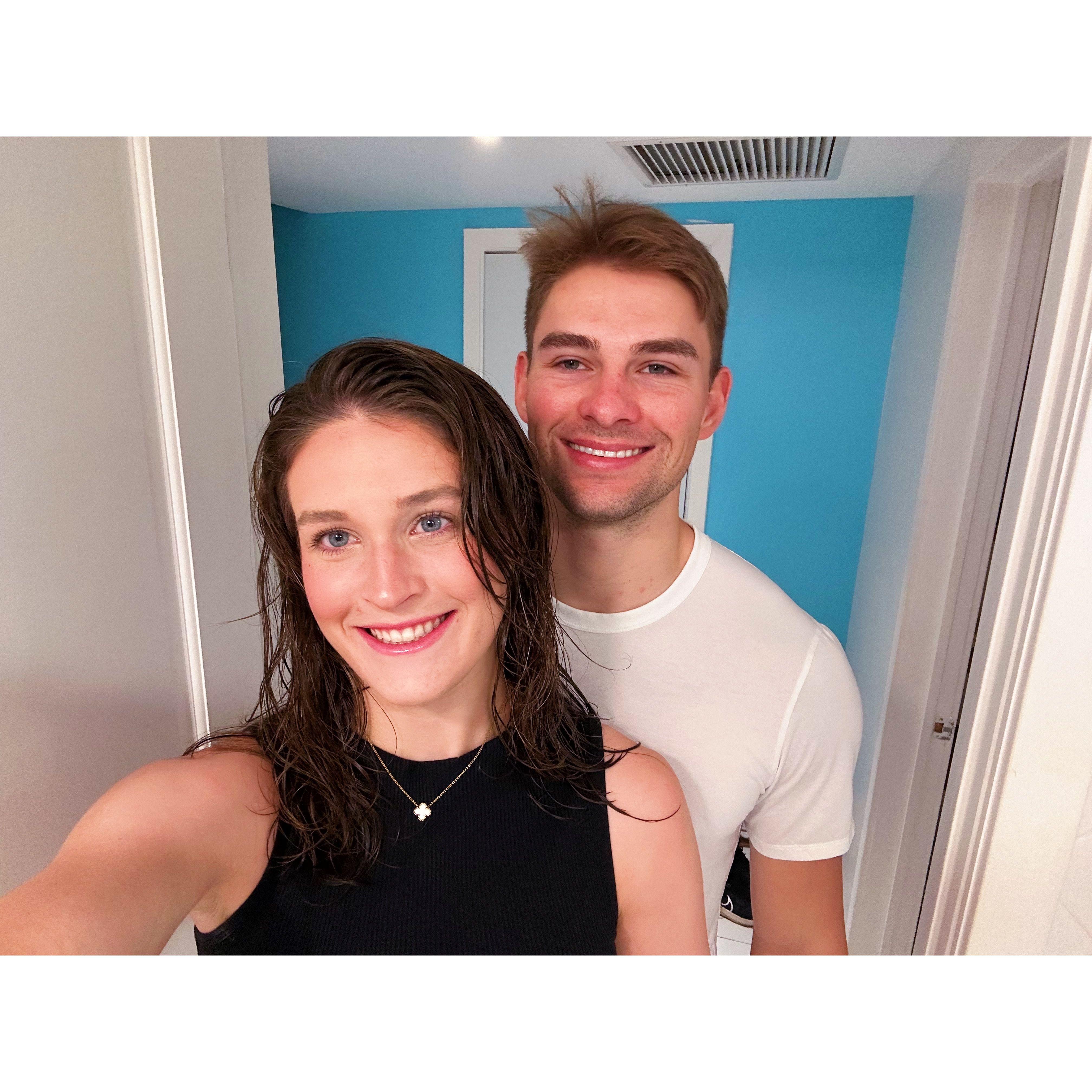Dan and Josie in the Bahamas