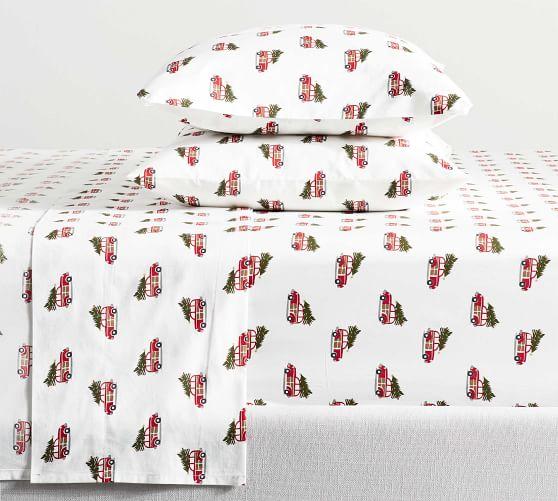 Woody Car Organic Cotton Sheet Set - KING