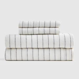 Linen Sheets | Quince in Pencil Stripe