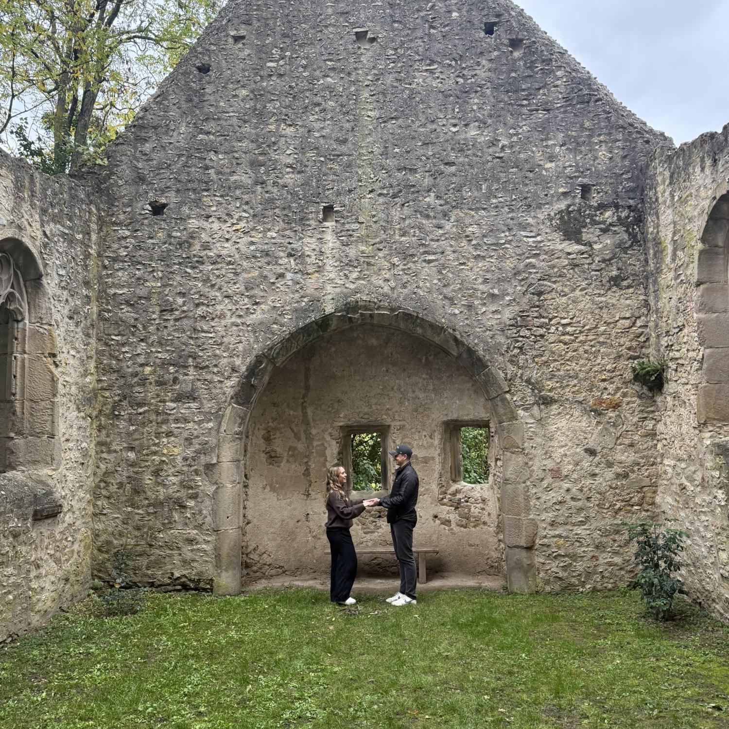 The Dudenhoefer church in Germany - practicing for the big day!