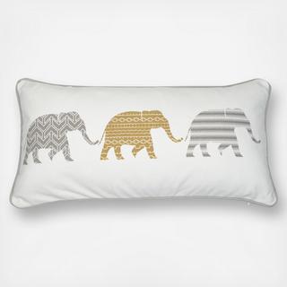 Samara Elephant Throw Pillow