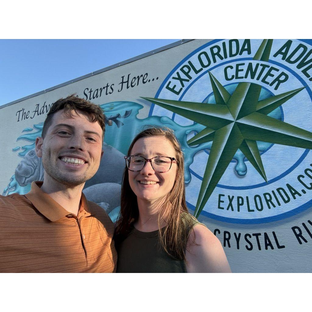 We went swimming with the manatees' in Crystal River, Fl. Maddie the Manatee was born that day.