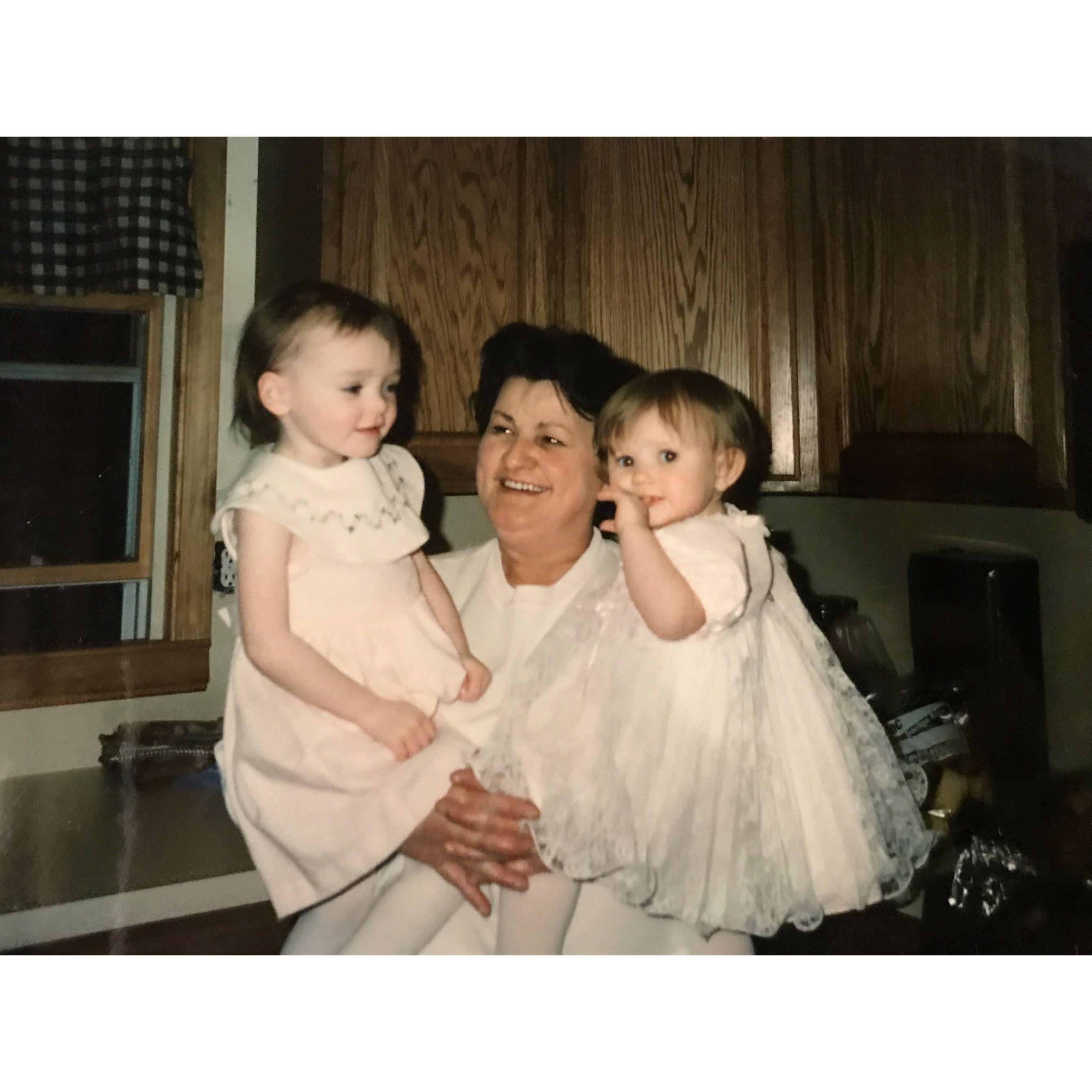 Grandma Martin, Allyson(maid of honor) and Grandma Martin.