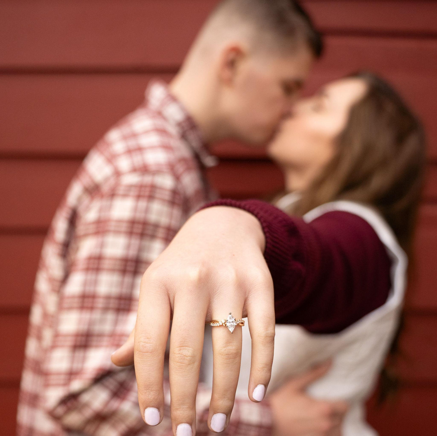 "We're engaged!"