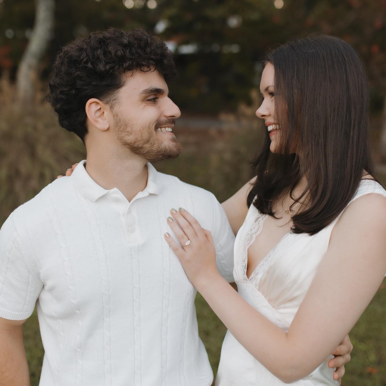 One of our engagement photos taken at our beautiful venue in Cleveland, TN.