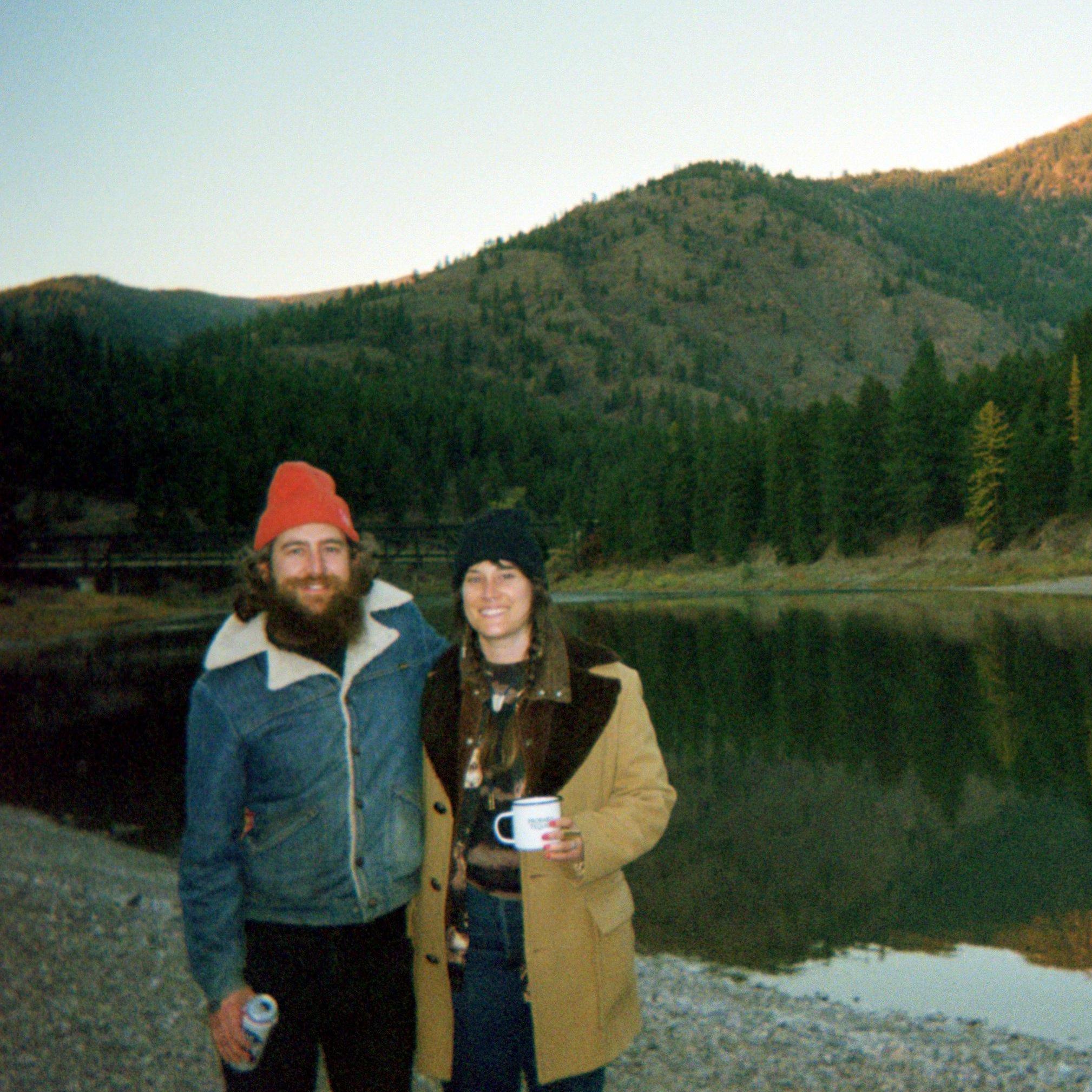 Camping in Montana.