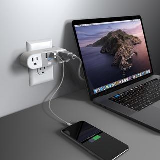 2 Outlet 2 USB-A Port Smart Adapter