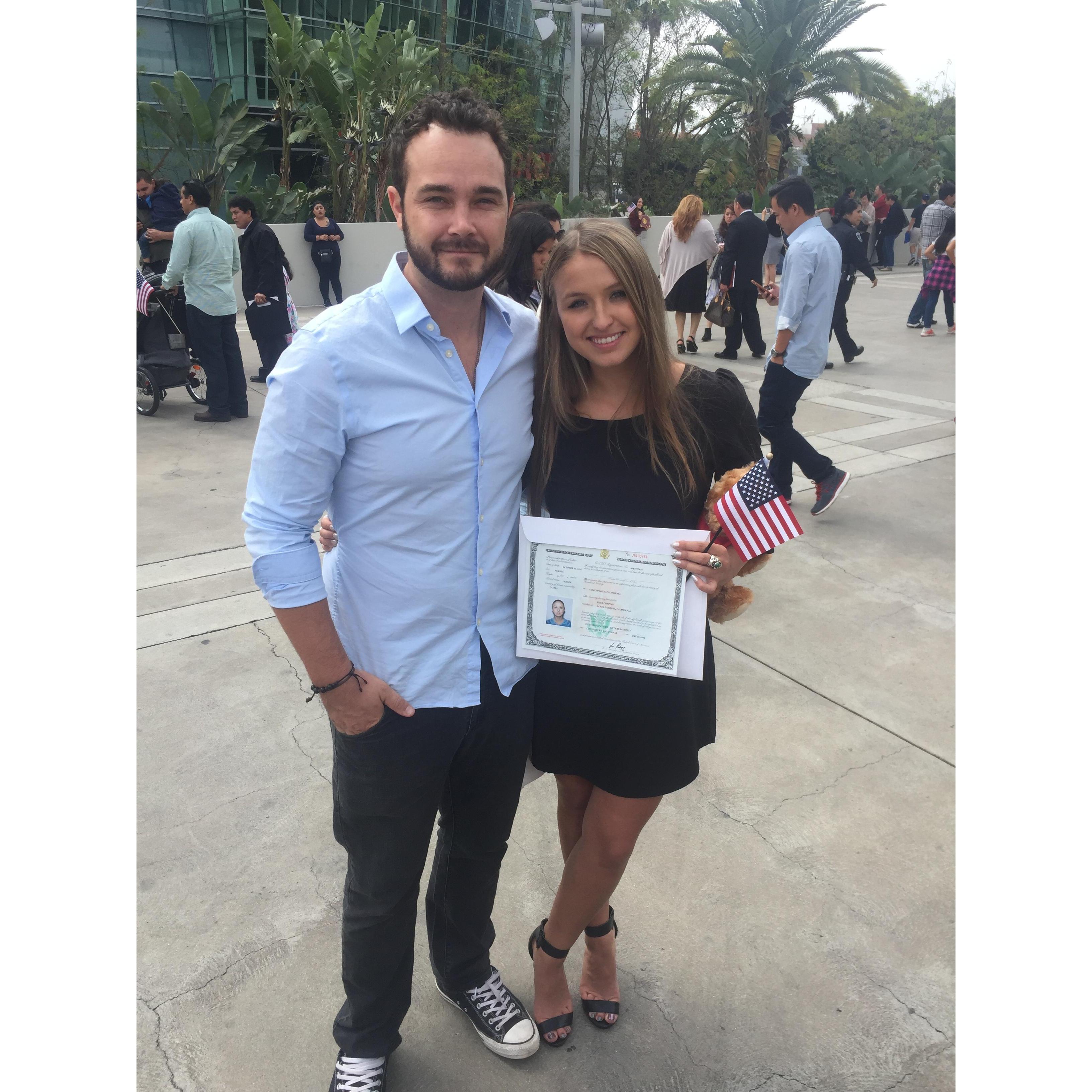 Vera became a citizen '16
