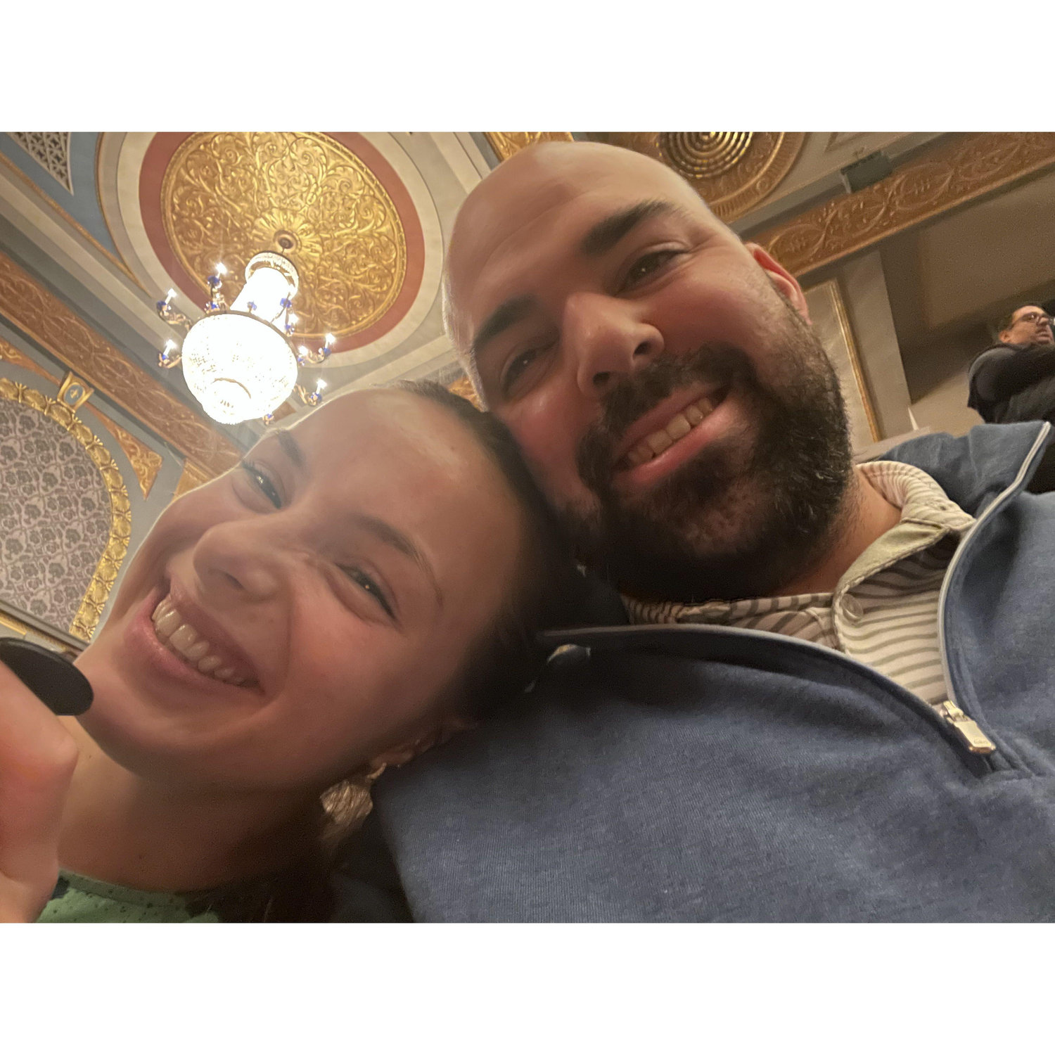 Pauls first time in NYC, seeing Hamilton on Broadway!