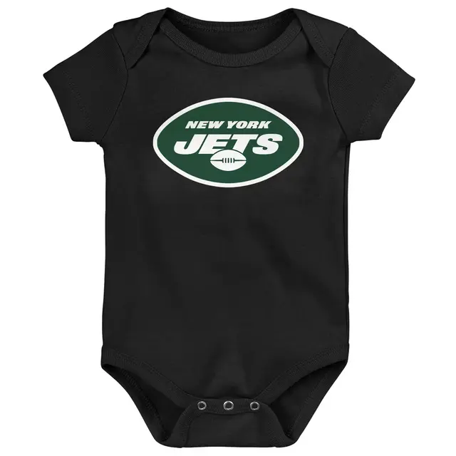 New York Jets Newborn Bodysuit - Black