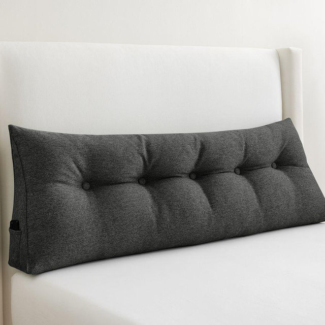 Inventive SleepÂ® Backrest Wedge Pillow, Black, King