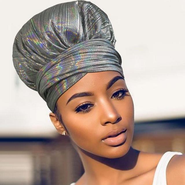 Luxurious Fashion Head Wrap(Satin-Lined)-EWA902