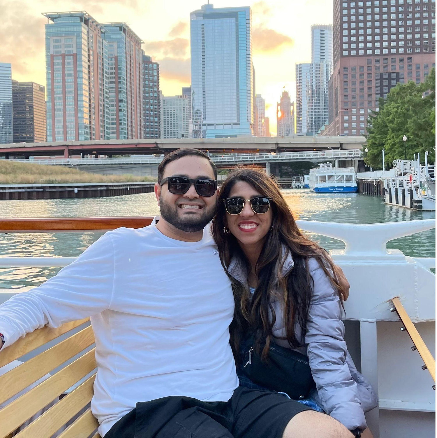 The One Where Nirav Fell Asleep on the City Cruise Right After This Pic
~ Chicago, IL
