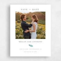 Blue Wedding Save the Date - Maldives Photo