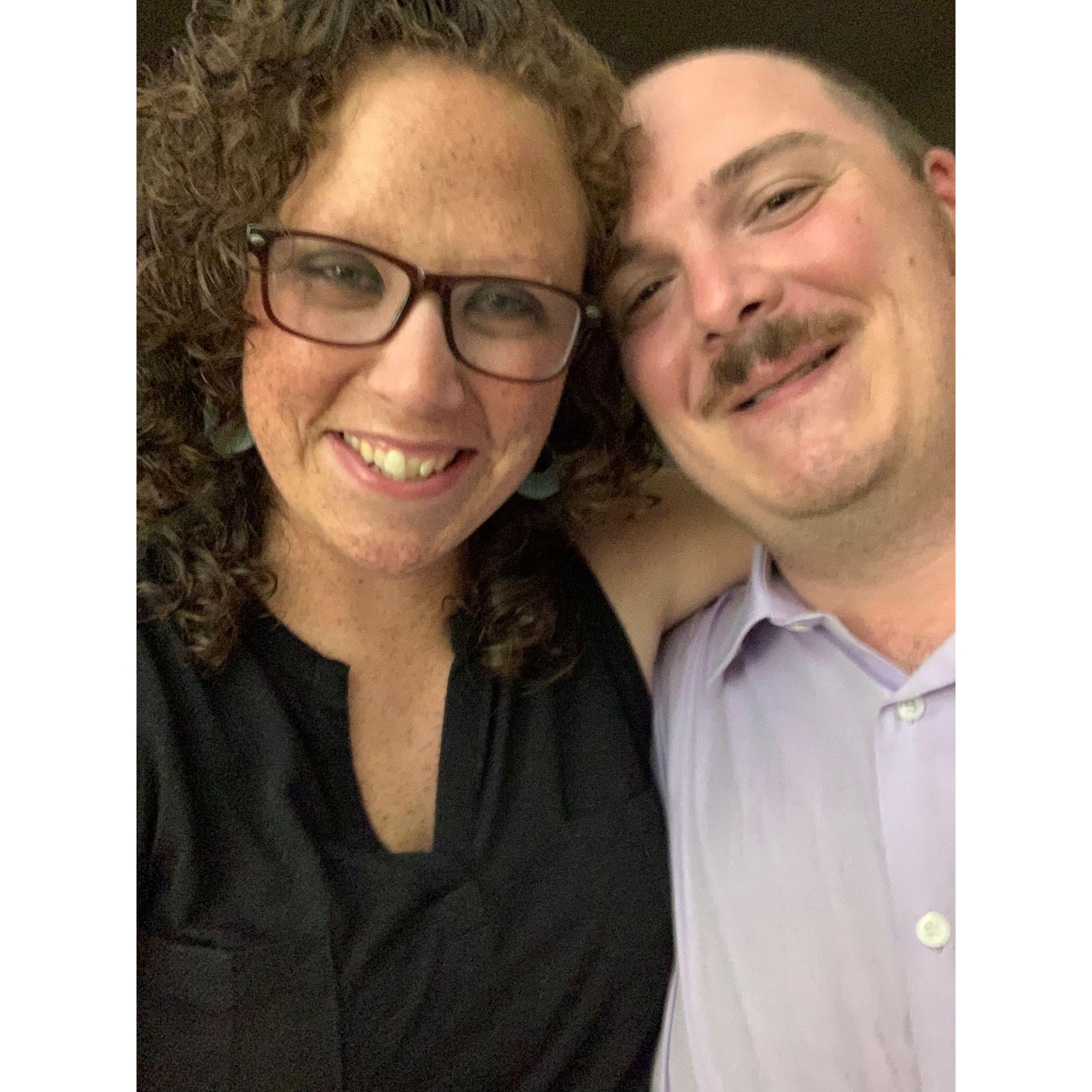 Our first date night out.